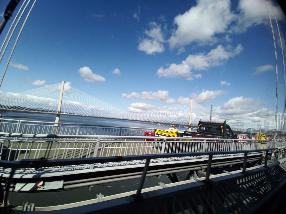 We are on the bridge and the other one visible in the distance